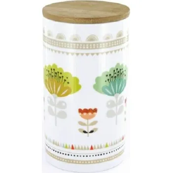 Dóza na potraviny Mini Labo Porcelánová dóza s retro potiskem