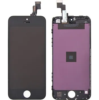 LCD panel + dotykové sklo (touch screen digitizér) pro Apple iPhone 5C - černý - kvalita A+