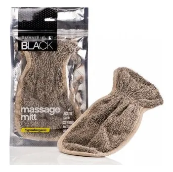 Rukavice Suavipiel BLACK masážní rukavice