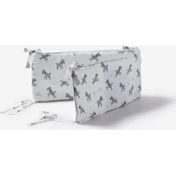 Ložnicová sestava Pinio Výprodej - Textilní mantinel do postýlky Zebry