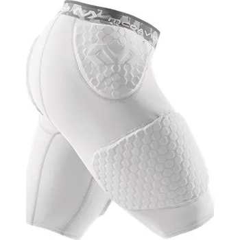 McDavid 7991 Hex bílé kompresní šortky s chráničem L + DÁREK + Doprava ZDARMA