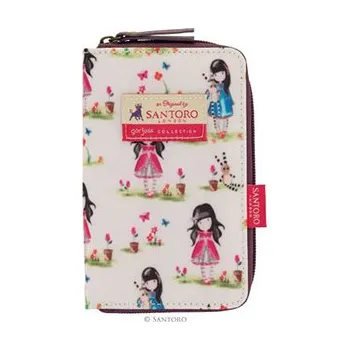 Peněženka Peněženka na zip "Pastel Pattern Ladybird" od firmy SANTORO Gorjuss (Gorjuss - Zip Wallet - "Pastel Pattern Ladybird")