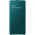Pouzdro na mobilní telefon Samsung Flip Clear View pro Galaxy S10e zelené