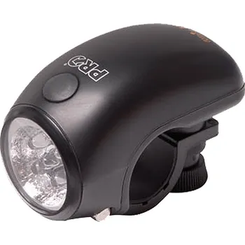 Cyklosvítilna PRO světlo/blikačka přední LED-01, 2 funkce, stříbrné (PRO světlo/blikačka přední LED-01, 2 funkce, stříbrné)