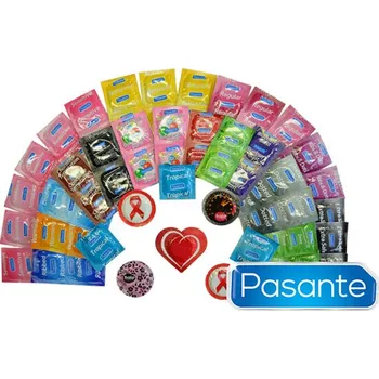 Kondom Mix lásky s Pasante 70ks + klíčenka