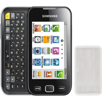 Pouzdro na mobilní telefon Silikonové pouzdro Samsung S5330 Wave Pro bílé Celly