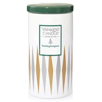 Svíčka Recenze Yankee Candle Decor 354 g Twinkling Evergreen