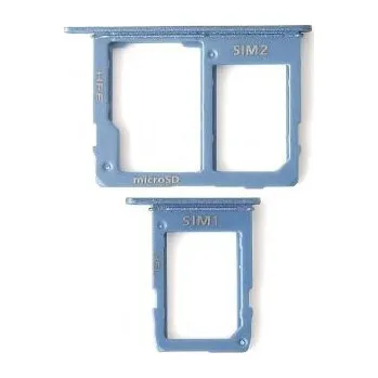 SIM karta Držák SIM karty Samsung A600F modrý