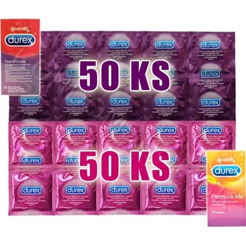 Kondom Durex mix Elite/Pleasuremax 100ks