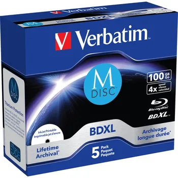 Verbatim Blu-ray M-DISC BD-R 5ks (43834)