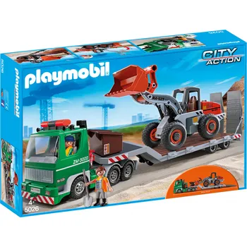 Recenze Playmobil 5026 Truck s nakladačem Stavebnice Playmobil Recenze Playmobil 5026 Truck s nakladačem