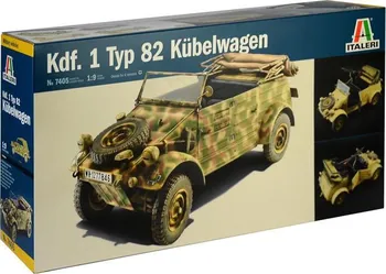 Plastikový model Italeri Kdf.1 Typ 82 Kübelwagen 1:9
