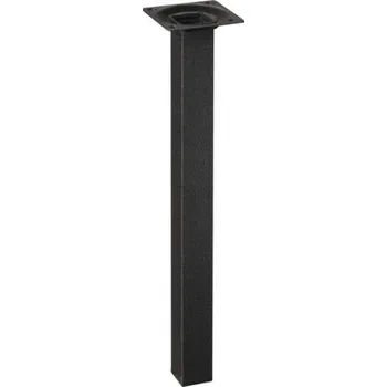 Nábytkové kování Nábytková noha 25x25x300mm, černá