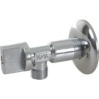 Ventil Ventil rohový Arco 1/2" x 3/8" chrom, s růžicí, bez matice