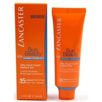 Lancaster Sun Beauty Silky Touch Cream Radiant Tan SPF 15 50 ml Přípravek na opalování Lancaster Sun Beauty Silky Touch Cream Radiant Tan SPF 15 50 ml