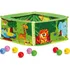 Suchý bazén BINO Hrací bazének 75 x 75 x 30 cm + 50 ks míčků