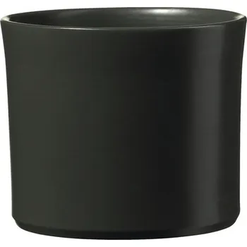 Obal na květináč Obal na květináč keramický Miami Ø 18 x 15 cm antracit