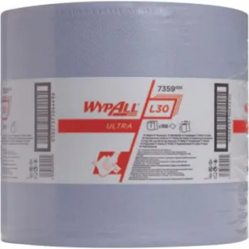 Utěrka Kimberly-Clark WYPALL* L30 Utěrky, velká role,modrá, 38x35cm, 1role/1000utr.