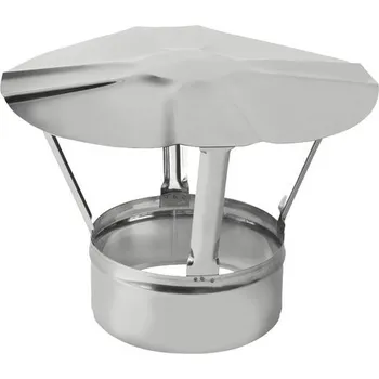 Komín Komínová stříška De Witky 180 mm, nerez