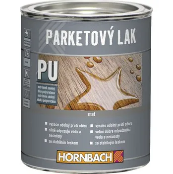 barva a nátěr na dřevo Lak na parkety Hornbach matný 0,75 l