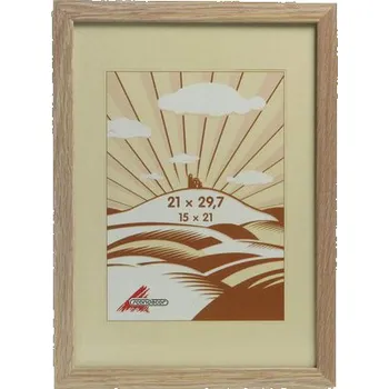 Rám na obraz Fotorámeček MDF 21x30 cm světle hnědý