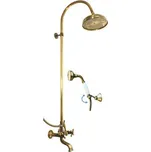 Sprchový systém s pákovou baterií a vanovým výtokem RAV Slezák Morava MK159.5/3SM