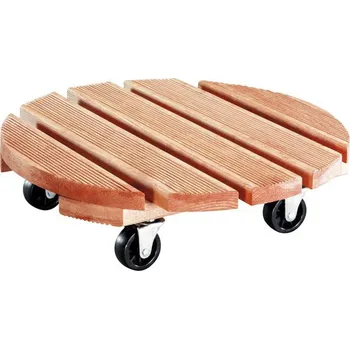 Podmiska Podstavec pod květináč pojízdný Wagner Toskana borovice Ø 38 cm TK 150 kg