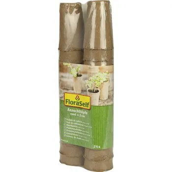 Květináč Rašelinové květináče FloraSelf 24 ks