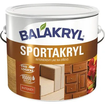 Lak na dřevo Lak na dřevo Balakryl Sportakryl V 1602 lesklý 2,4 l ekologicky šetrný