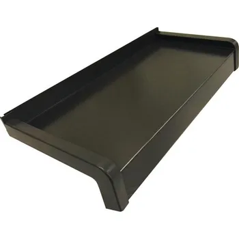 Parapet Parapet venkovní hliníkový 165 x 600 mm, hnědý, vč. příslušenství