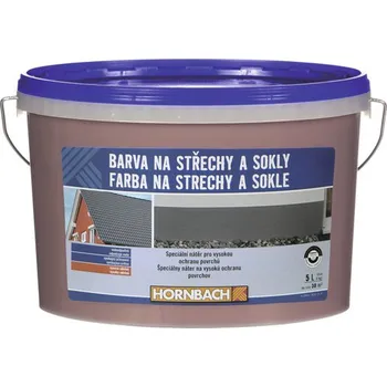 barva na zeď Barva Hornbach na střechy a sokly 5 l havanna