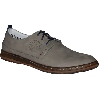 Pánské polobotky Kacper pánská volnočasová obuv 1-2402 Barva: šedá, Velikost: 45