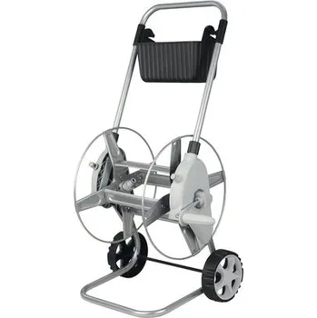 Zahradní hadice Vozík na hadici for_q kovový až pro 60 m hadice 1/2"