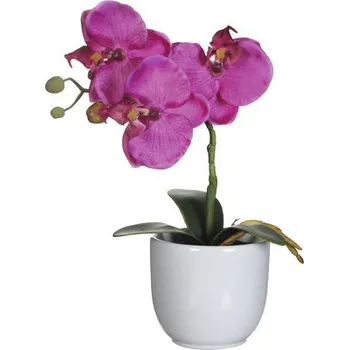 umělá květina Umělá květina phalaenopsis 26 cm fialová