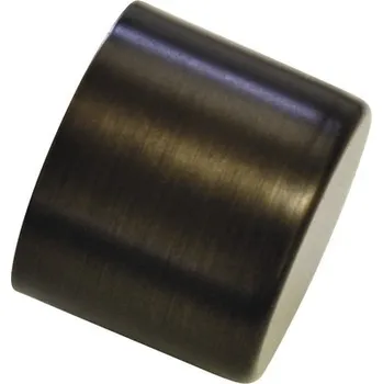 Příslušenství pro garnýž Koncovka na 2 tyče bronzová