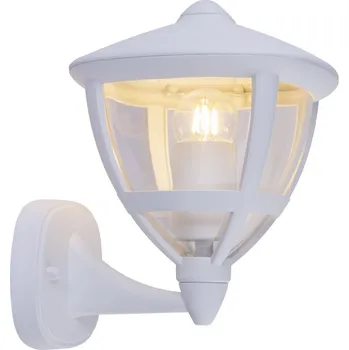 Venkovní osvětlení Globo 31991 | NOLLO venkovní svítidlo | 1xE27 | IP44 | bílá | Š: 17,5 cm |