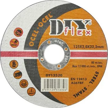 Řezný kotouč Řezný kotouč DIY Ø 125 x 2 x 22 mm
