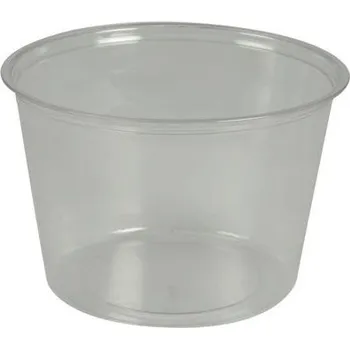 Jednorázové nádobí Bio produkty BIO Miska z PLA 120ml transparentní (cena za 100ks)