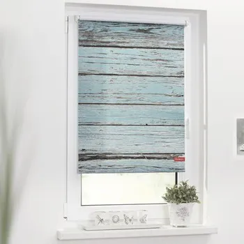 Roleta propouštějící denní světlo 60x150cm prkna-Petrol
