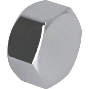 Instalatérský materiál Víčko 6hran 1" mosaz chrom