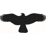 Samolepka "Silueta dravce" 200x80 mm, 1 ks