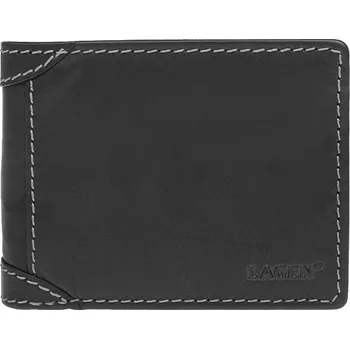 Peněženka Lagen Pánská kožená peněženka 2511461 černá