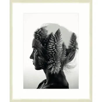 Fotorámeček Fotorámeček dřevěný Modern krémově bílý 40x50 cm