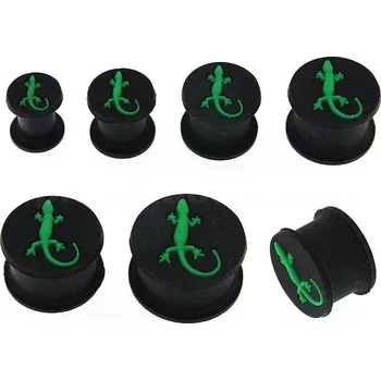 Piercing Piercingate Plug do ucha - ještěrka PTP00217 - Průměr Tunely, plugy, roztahováky: 6 mm