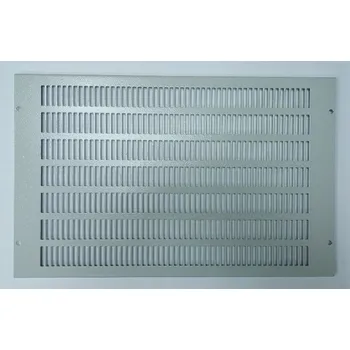 Racková skříň DP-VE-ROV-B Krycí mřížka větracích otvorů rozvaděče s hloubkou 600mm a 800mm, šedá