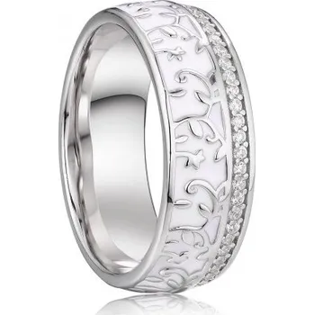 Prsten 7AE AN1037 Dámský snubní prsten AG925 - velikost 54 - AN1037-D-54