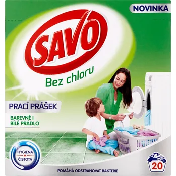 Prací prášek Savo prací prášek barevné i bílé