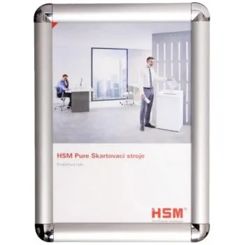 Kliprám s kulatými rohy 25 mm A2 59,4 x 42 cm DI-BSTSFA2B-25