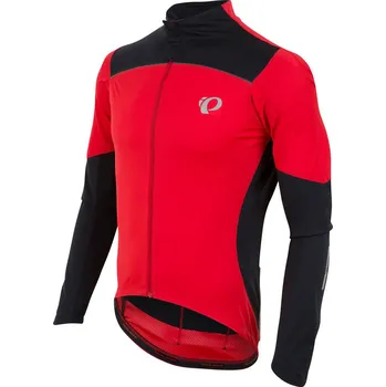 Cyklistické oblečení Pearl Izumi Pro Pursuit Wind dres s dlouhým rukávem M červený/černý