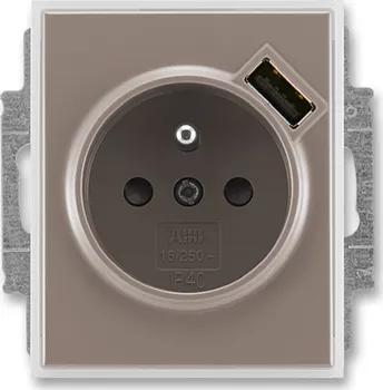 Elektrická zásuvka ABB Time 5569E-A02357 26 USB